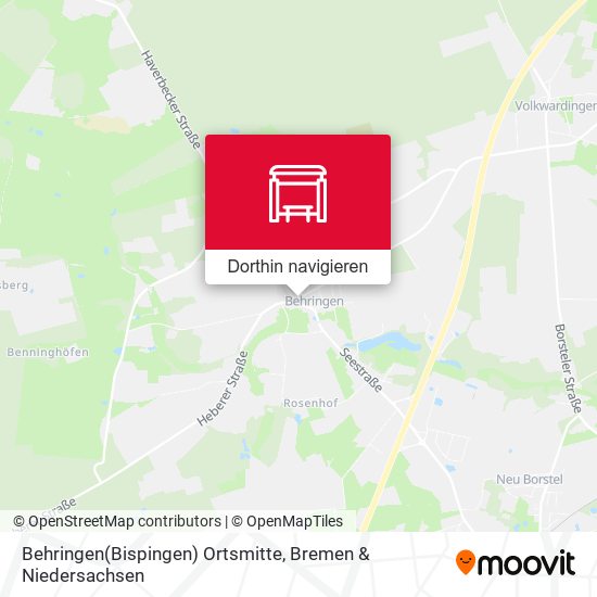Behringen(Bispingen) Ortsmitte Karte
