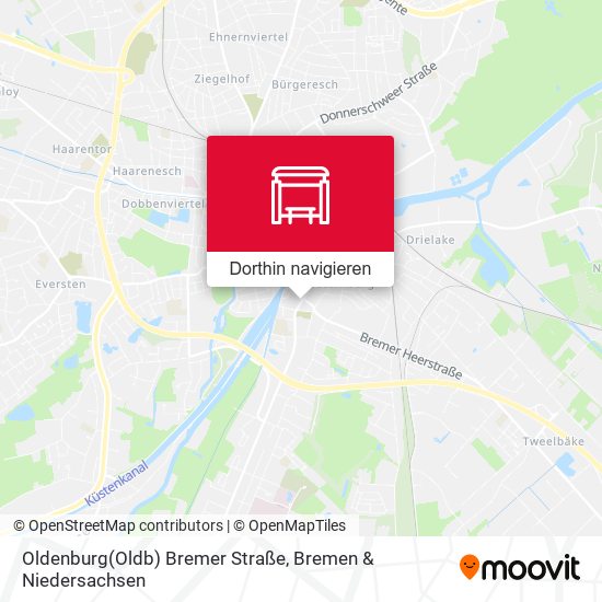 Oldenburg(Oldb) Bremer Straße Karte