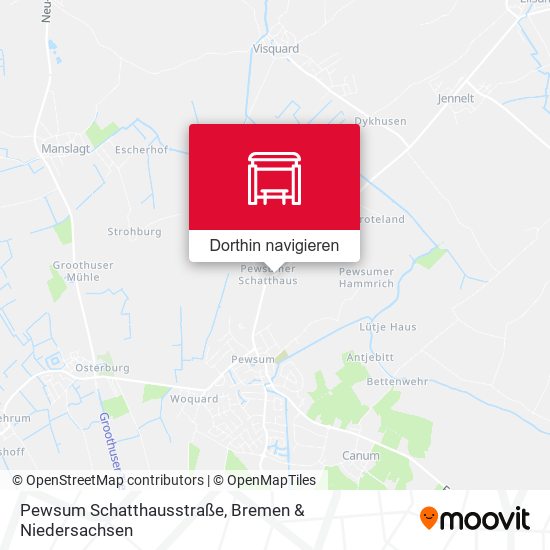 Pewsum Schatthausstraße Karte