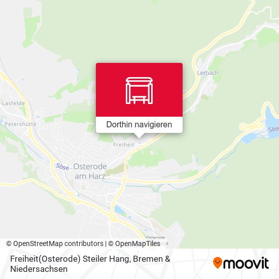 Freiheit(Osterode) Steiler Hang Karte