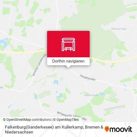 Falkenburg(Ganderkesee) am Kullerkamp Karte