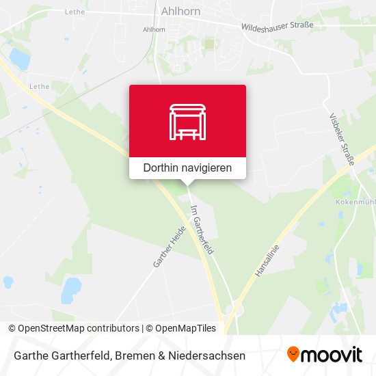 Garthe Gartherfeld Karte
