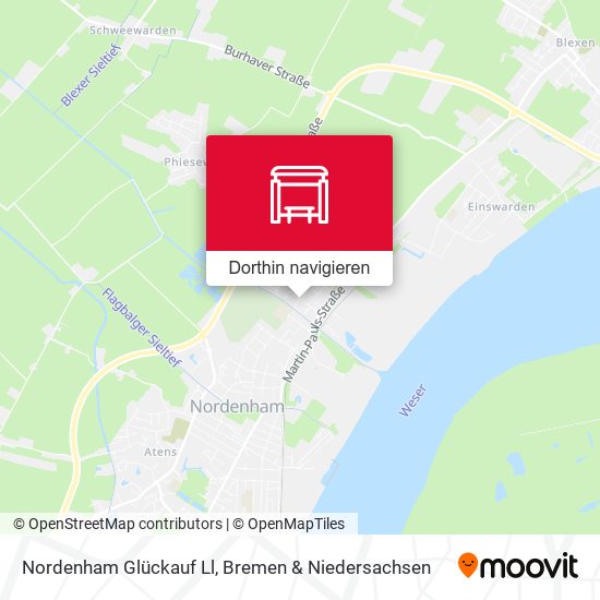 Nordenham Glückauf Ll Karte