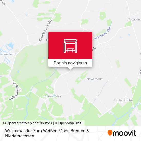 Westersander Zum Weißen Moor Karte