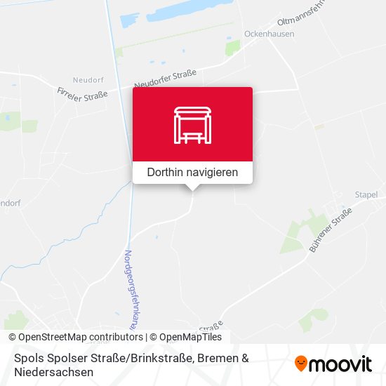 Spols Spolser Straße / Brinkstraße Karte