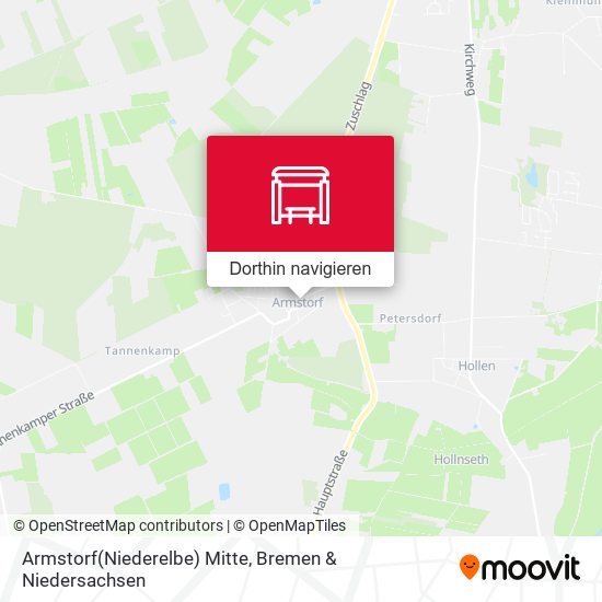 Armstorf(Niederelbe) Mitte Karte