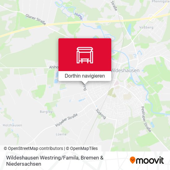 Wildeshausen Westring/Famila Karte