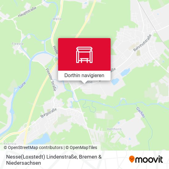 Nesse(Loxstedt) Lindenstraße Karte