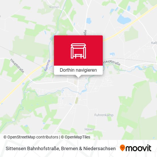 Sittensen Bahnhofstraße Karte