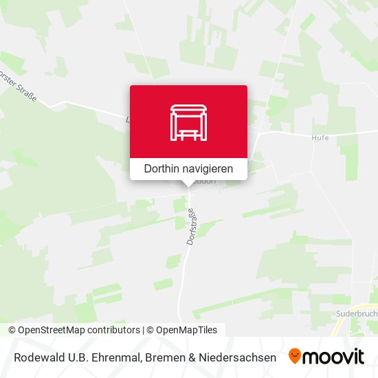 Rodewald U.B. Ehrenmal Karte