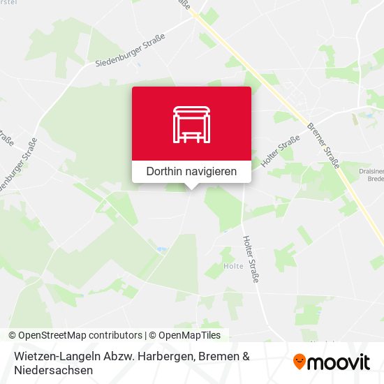 Wietzen-Langeln Abzw. Harbergen Karte