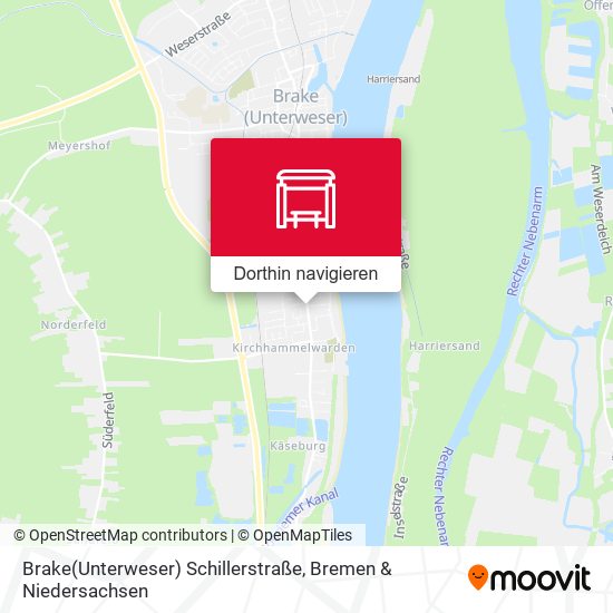Brake(Unterweser) Schillerstraße Karte