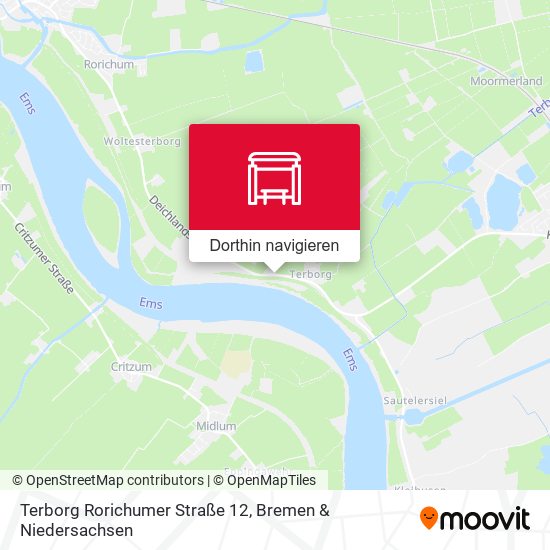 Terborg Rorichumer Straße 12 Karte