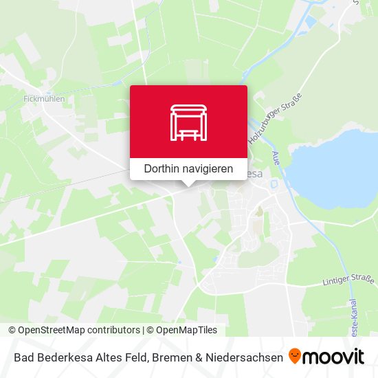 Bad Bederkesa Altes Feld Karte
