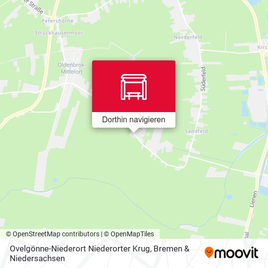 Ovelgönne-Niederort Niederorter Krug Karte