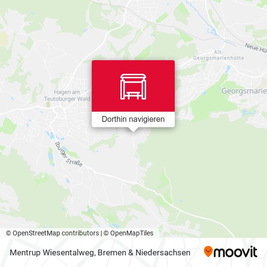 Mentrup Wiesentalweg Karte