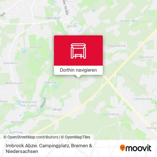 Imbrock Abzw. Campingplatz Karte