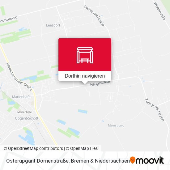 Osterupgant Dornenstraße Karte