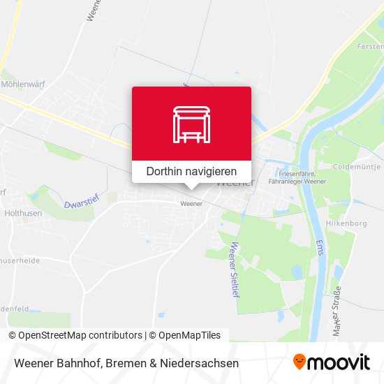 Weener Bahnhof Karte