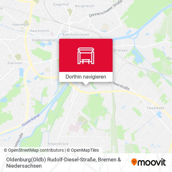 Oldenburg(Oldb) Rudolf-Diesel-Straße Karte