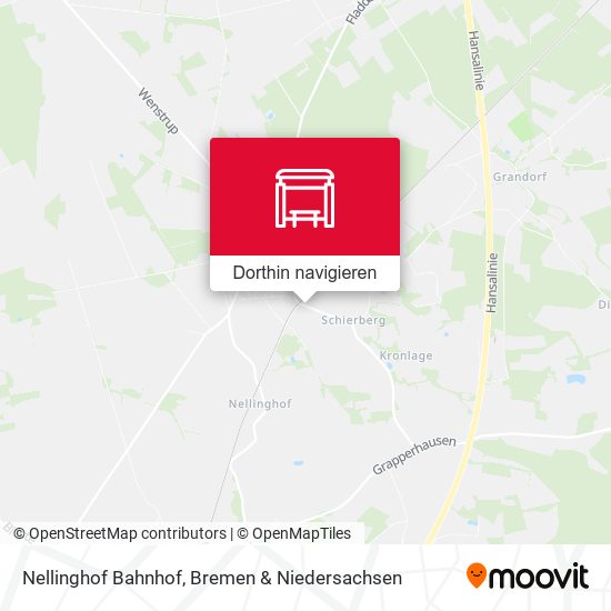Nellinghof Bahnhof Karte