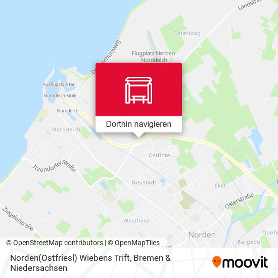 Norden(Ostfriesl) Wiebens Trift Karte
