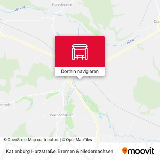 Katlenburg Harzstraße Karte