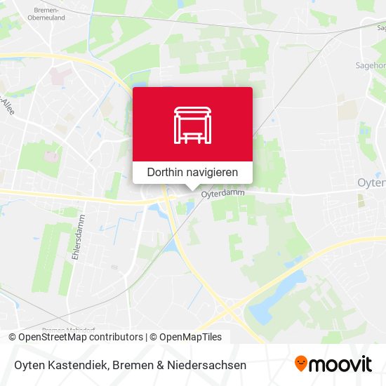 Oyten Kastendiek Karte