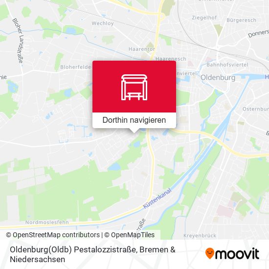 Oldenburg(Oldb) Pestalozzistraße Karte