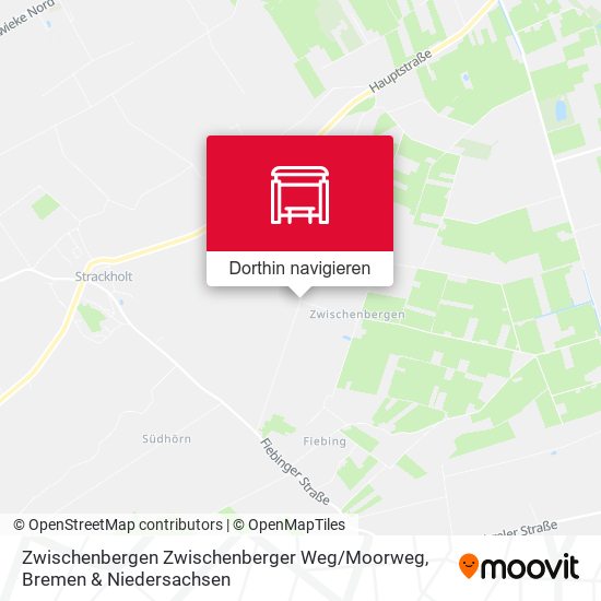 Zwischenbergen Zwischenberger Weg / Moorweg Karte