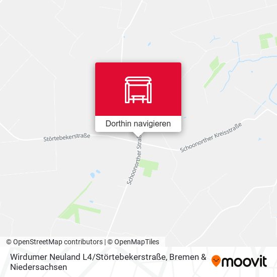 Wirdumer Neuland L4 / Störtebekerstraße Karte