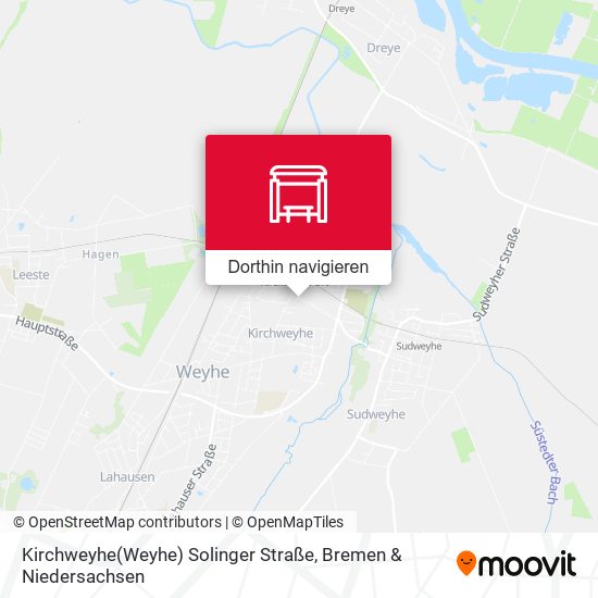 Kirchweyhe(Weyhe) Solinger Straße Karte