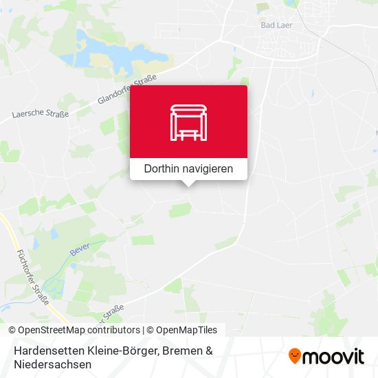 Hardensetten Kleine-Börger Karte