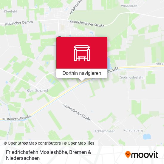 Friedrichsfehn Mosleshöhe Karte