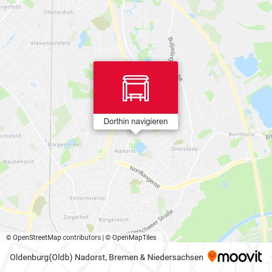 Oldenburg(Oldb) Nadorst Karte