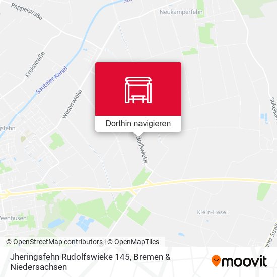 Jheringsfehn Rudolfswieke 145 Karte