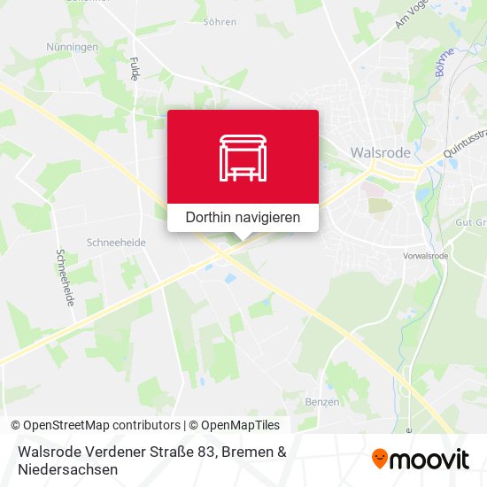Walsrode Verdener Straße 83 Karte