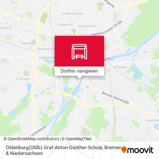 Oldenburg(Oldb) Graf-Anton-Günther-Schule Karte