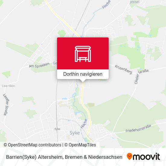 Barrien(Syke) Altersheim Karte