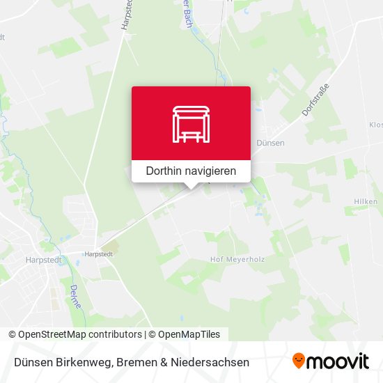 Dünsen Birkenweg Karte