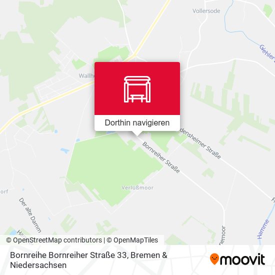 Bornreihe Bornreiher Straße 33 Karte