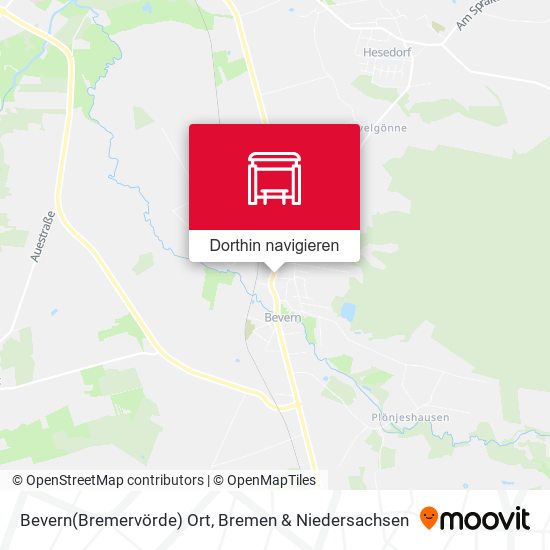 Bevern(Bremervörde) Ort Karte