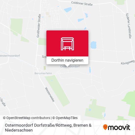 Ostermoordorf Dorfstraße / Röttweg Karte
