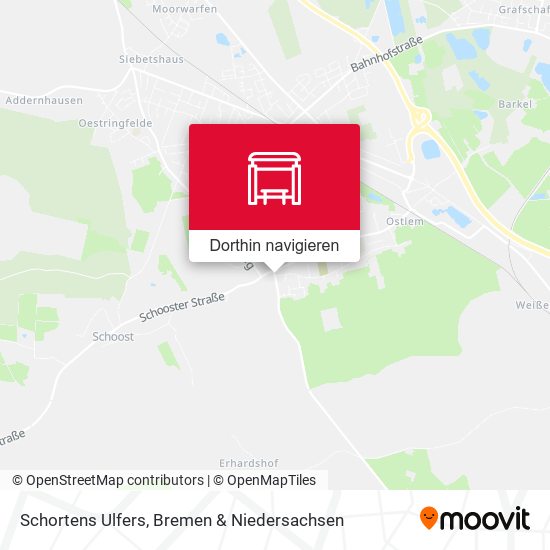 Schortens Ulfers Karte