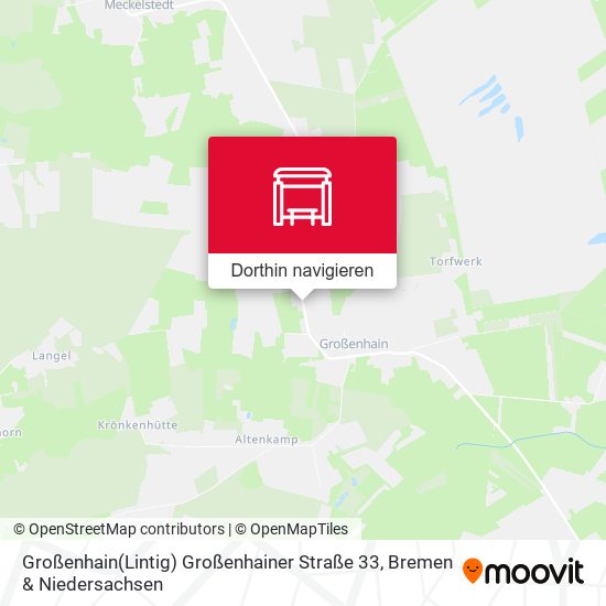 Großenhain(Lintig) Großenhainer Straße 33 Karte