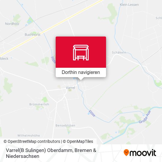 Varrel(B Sulingen) Oberdamm Karte