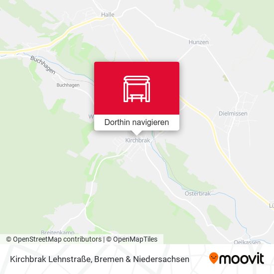 Kirchbrak Lehnstraße Karte