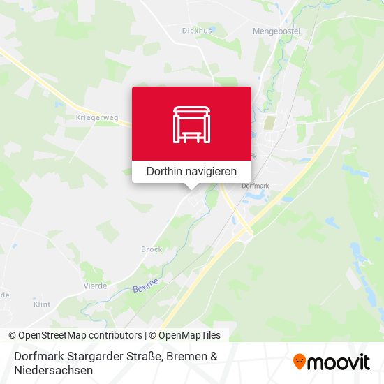 Dorfmark Stargarder Straße Karte