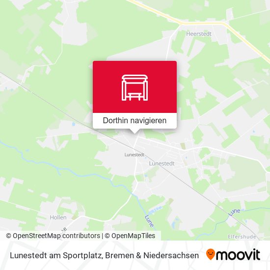 Lunestedt am Sportplatz Karte