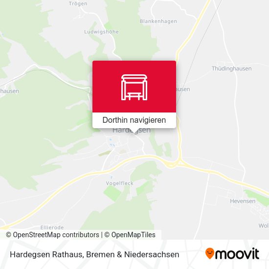 Hardegsen Rathaus Karte
